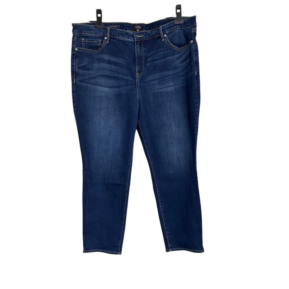 NYDJ Jeans Womens Size 22W Blue Ami Skinny‎ Cool Embrace High Rise Stretch Denim
